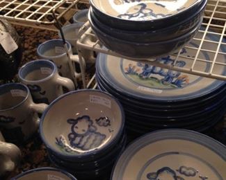 M. A. Hadley lamb dishes  (Hadley stoneware is durable and is a perfect choice for everyday dinnerware.) 