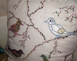 Another pillow with birds