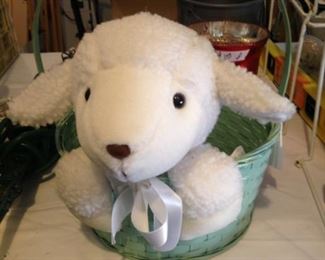 Lamb Easter basket