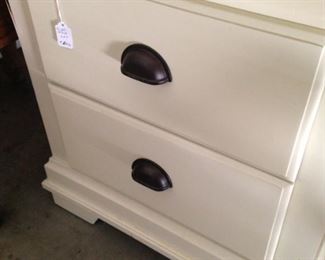 Two-drawer nightstand