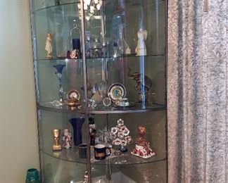Another large corner display case-lighted