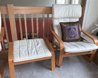 More Ikea chair and ottoman sets