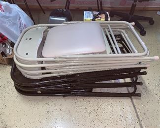 There are lots more folding chairs 