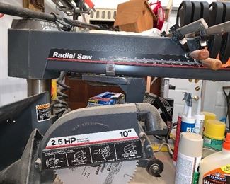 2.5 HP 10" Radial Saw