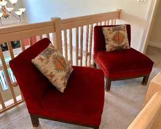 Pair of  upholstered chairs