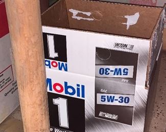 Case of unopened Mobil oil