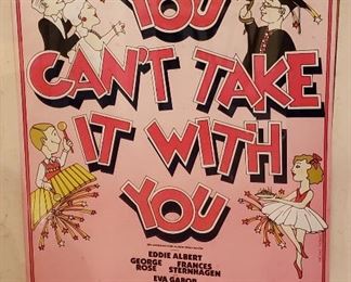 Eva's Poster of the 1985 Revival of "You Can't Take It With You" Co-starring Eddie Albert