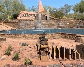 Entrance to Firerock,  gate attendant will give you addresses to both of the estate sales. Firerock (1) and Firerock (2).  Please check out pictures of Firerock (1) on GreatazEstatesales.com