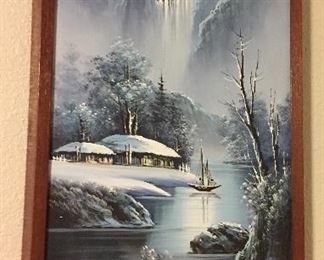 Oil on Canvas Original Four Seasons Painting