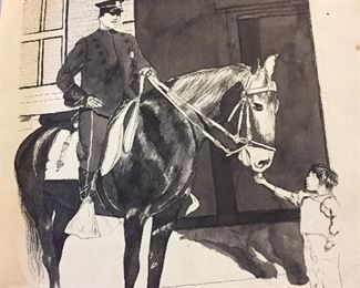 Hand Sketched Print Pencil