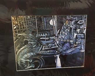 Assorted Matted Poster Size Prints