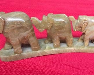 Soapstone Elephant Herd