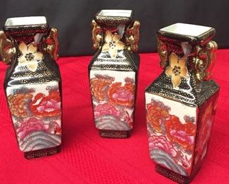Satsuma Moriagi Small Vases