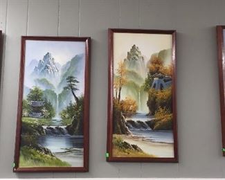 Oil on Canvas Original Four Seasons Painting