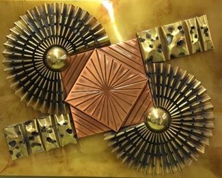 Abstract Metal Art Copper & Brass