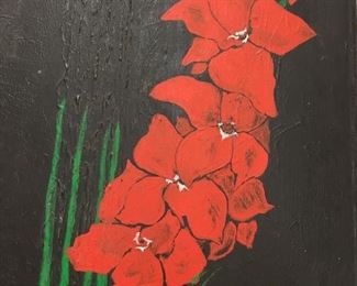 Gladiolas Oil on Canvas