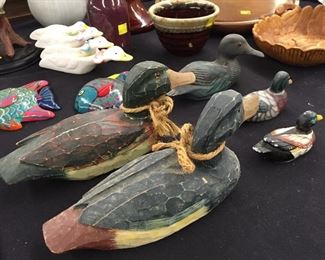 Hand Carved Ducks