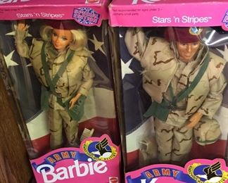 Barbie & Ken Military Dolls