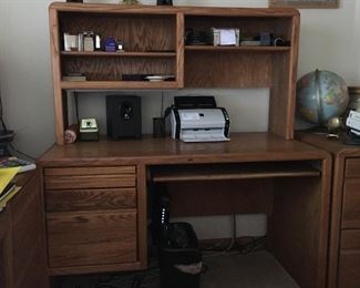 Excluding items on desk and hutch