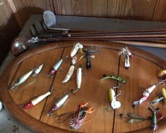 Vintage fishing lures