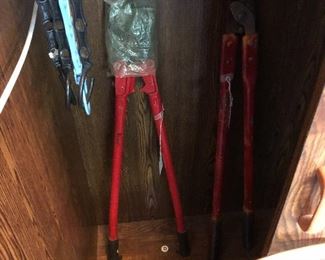 Brand new bolt cutters