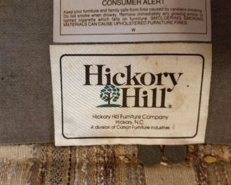#46	Hickory Hill Striped Couch As Is  85.5"	 $60.00 

