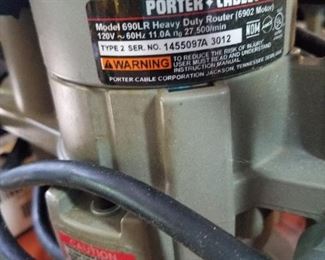 #78	Porter cable plunge router 	 $40.00 
