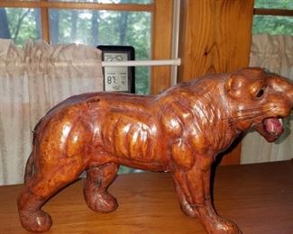 Paper mache lion