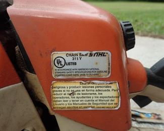Stihl Chain Saw.