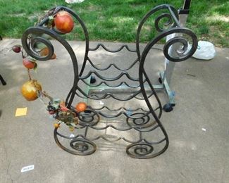 Heavy Metal Wine Rack