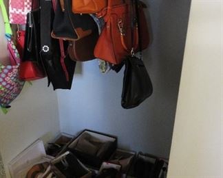 Designer handbags and shoes