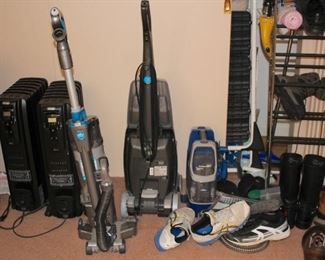 Vacuums, Men's Footwear and Heaters