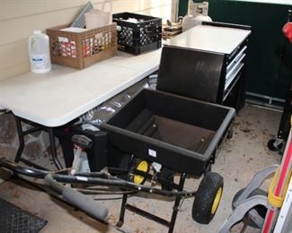 Spreader and Tool Box and Camp Table