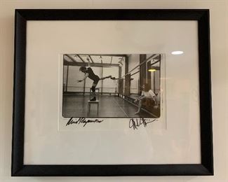 Rare Annie Leibovitz Images from the White Oak Dance Production autographed by Baryshnikov and Mark Morris