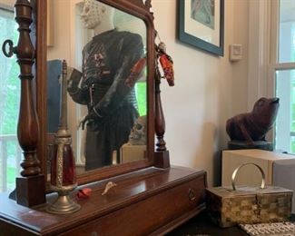 Antique Shaving Mirror