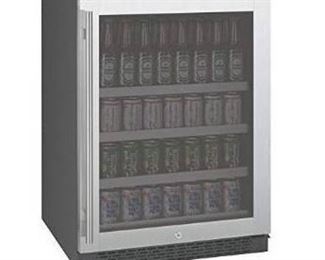 Allavino FlexCount VSBC24-SSRN - 24 Wide Beverage Center - Stainless Steel Glass Door
