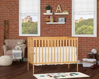 Dream On Me Synergy 5-in-1 Convertible Fixed-Side Crib, (Choose Your Finish)