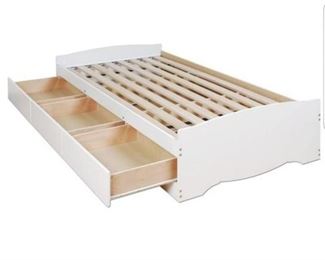 Prepac Monterey Twin Wood Kids Storage Bed WBT-4100-2K - The Hoâ¦