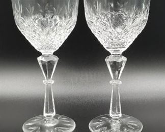 Set of 7 Waterford glasses