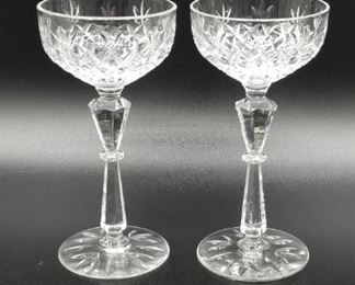 Set of 8 Waterford glasses