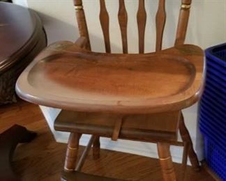 Antique high chair