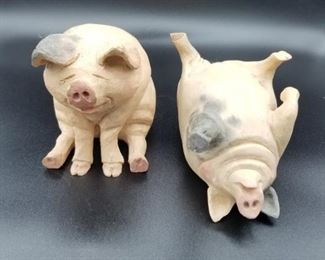 Michael Kluck pig sculptures
