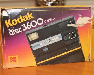 Kodak disc 3600 camera in the box
