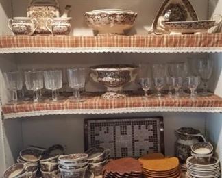 Tonquin style china by Mason, Clarice Cliff, and more
