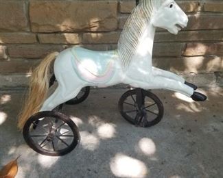 Antique pony tricycle