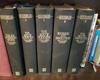 The Story of Our Civilization by Will Durant 1961, volumes 7-11