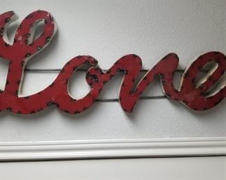 Metal wall art