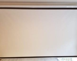 Homegear 110” diagonal projection screen (2 identical)