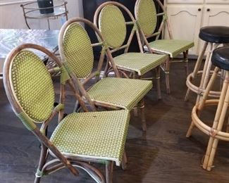 4 kitchen chairs - bent wood