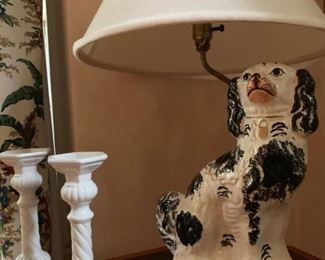 Staffordshire Dog Lamp